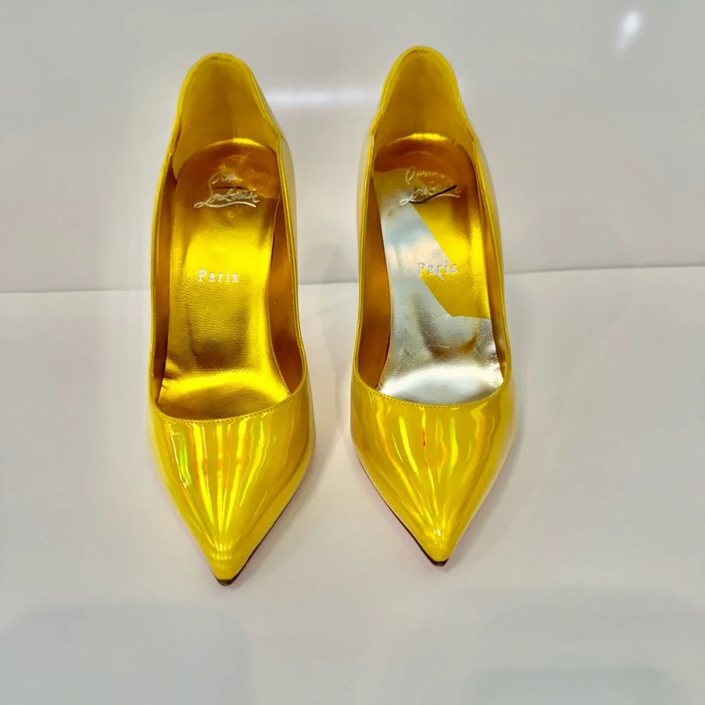 AUTHENTIC Christian Louboutin hot chick 100                 Includes box - Picture 3 of 5